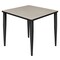 Regency Kahlo Square & Round Tables, 30 W, 30 L, 29 H, Wood, Metal Top, Maple TPL3030PLBK - alternate 1